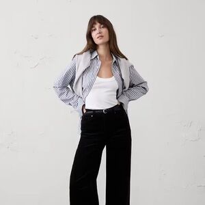 Banana Republic Factory wide leg back corduroy pants size 28/6